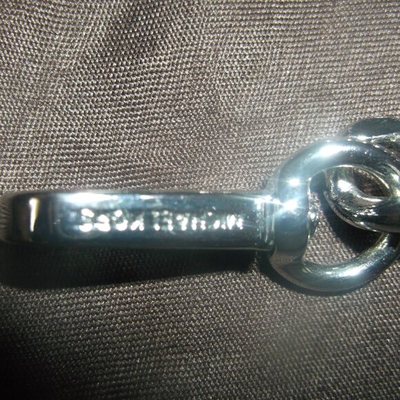 Michael Kors Soft Leather Hand Bag in Cream with Grey Snake (look) Top Handle - Picture 11 of 12